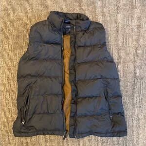 Lands' End Men's Dark Gray Puffer Vest